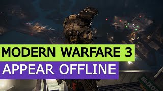 How To Appear Offline In Call Of Duty MW3 Modern Warfare 3 PC PS4 PS5 Xbox One Xbox Series SX [upl. by Anirtak]