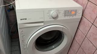 Gorenje SensoCare WA744L  Final Spin 1400rpm At 011 On Display [upl. by Hoes942]