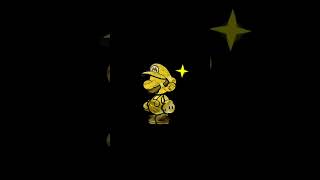 Gold Mario Character  Paper Mario Animation [upl. by Yretsym214]