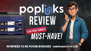 PopLinks Review 20 LANDING PAGES done in 60 SECONDS PopLinks Review PopLinks Review  Demo  OTO [upl. by Valene]