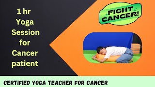 The Power of yoga against CANCER  Yoga for cancer patient cancer yogaforcancer [upl. by Arehahs]