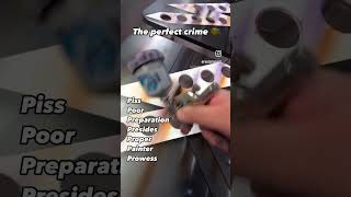 paint defect removal the creative way airbrush custompaint spraypaint fairground reactor [upl. by Cayser]