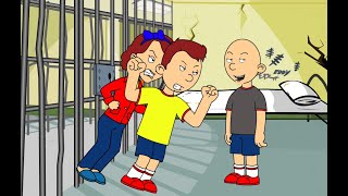 Classic Caillou Escapes JailGrounded Big TIme [upl. by Akihsay]