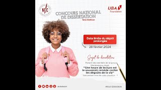 Concours national de dissertation Fondation UBA NEC  Les lauréats récompensés [upl. by Assehc461]