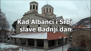 Kad Albanci i Srbi slave Badnji dan [upl. by Goines]