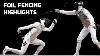 5 minutes of chill foil fencing highlights [upl. by Olaf]