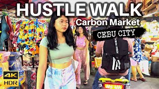 Exploring the Carbon Market Cebu City Philippines Behind the Market Dangerous 4K HDR [upl. by Anoirtac]