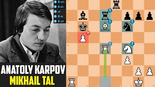 Epic Battle Anatoly Karpov VS Mikhail Tal  Bugojno 1980 [upl. by Annunciata645]