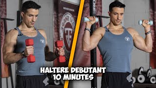 20 MEILLEURS EXERCICES HALTÈRES DÉBUTANT [upl. by Mabel907]