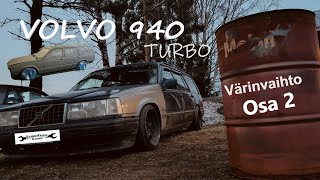 VOLVO 940 TURBO Värinvaihto projekti osa 2 [upl. by Judon811]