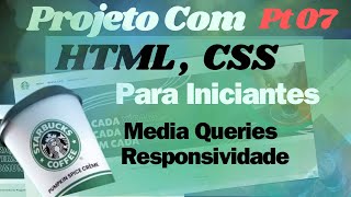 Projeto Com HTML  e CSS Para Iniciantes [upl. by Atalya622]