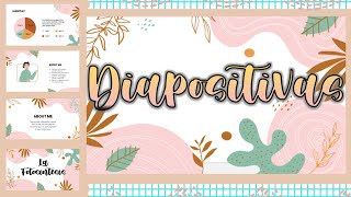 Cómo hacer DIAPOSITIVA rápido💃🏽  Plantillas editables 🌵 [upl. by Anirahtak]