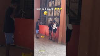 Fake call prank 😂😂😂 trending funny frontpage comedy fyp viralshorts [upl. by Nosoj]