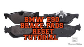 Bmw brake pads reset  resetare plăcuțe de frână bmw e90  CC ID 71 error reset [upl. by Yuille]