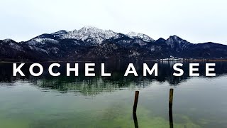 Walking Tour Germany  Kochel Am See Bavarian Alps  4K [upl. by Odey]