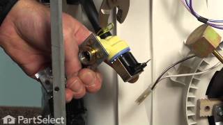 Dishwasher  Replacing the Water Inlet Valve Whirlpool Part  3384890 [upl. by Anaylil808]