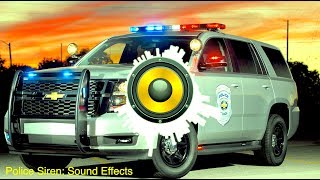 Police Siren Sound Effects Surround Sound Effect [upl. by Bedell]