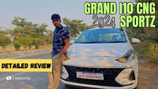 The All New Grand i10 CNG  Sportz  DETAILED REVIEW  VALUE FOR MONEY [upl. by Mizuki]