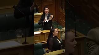 New Zealand MPs Disrupt Parliament with Haka  Haka dance in Parliament [upl. by Bathilda]