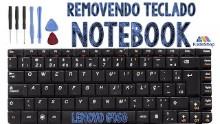 Removendo Teclado do Notebook Lenovo G460 [upl. by Lemmie898]