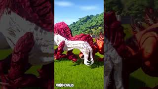 Dinosaurs in the Zoo Epic Transformation and battle of Dracodentitan Vastatosaurus Indominus Rex [upl. by Assenna]