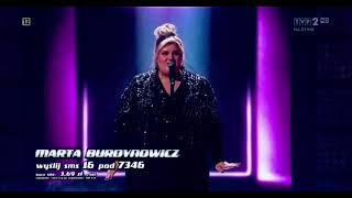 The Voice of Poland  Marta Burdynowicz – „Mam tę moc”  LIVE [upl. by Nwahsyd384]