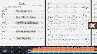 Architecting Music quotFlowersquot Americana Rock Lyrics Vocal Electric Guitars Bass Drums [upl. by Kilbride]
