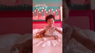 【粉红色BABY】 baby 萌娃 cute 宝宝 dad 可愛い 爸爸 father 亲子 pink [upl. by Areehs]