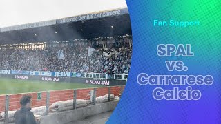 SPAL 🆚 Carrarese Calcio Fantastic fan support in Italys Serie C [upl. by Eivlys319]