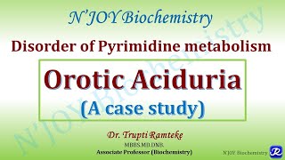 Orotic Aciduria Disorder of Pyrimidine metabolism  Nucleotide Metabolism  Biochemistry [upl. by Araldo]