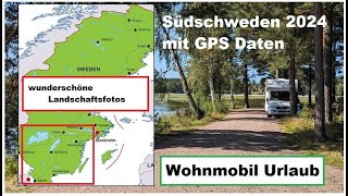 Wohnmobil Urlaub Südschweden GPS DatenStellplatz schweden wohnmobilurlaub wohnmobilstellplatz [upl. by Seavir]