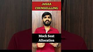 What is Mock Seat Allocation Round✅  JOSAA Counselling 2024 Important🔴 Update josaa2024 [upl. by Geoffrey]