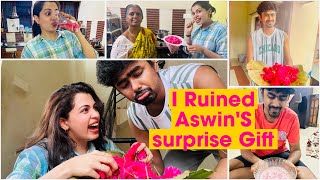 I Ruined Aswin’s Surprise Gift  Diya Krishna  Ozy Talkies [upl. by Nager492]