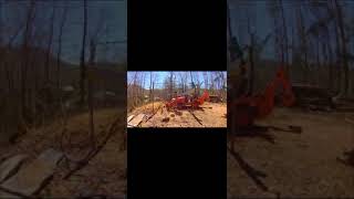 Rednecks Clearing Sawdust Lucas Mill with Tractor Fail short short [upl. by Neva]