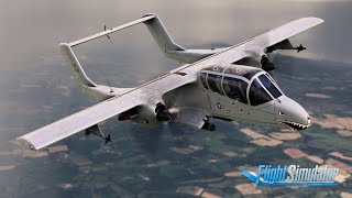 A new level of QUALITY The amazing AzurPoly OV10 Bronco  First Look Full Flight MSFS [upl. by Ahtenek]