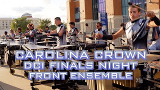 2024 Carolina Crown Front Ensemble DCI Finals Night [upl. by Bonar]