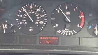 BMW E39 530d acceleration  4th gear pull 60100mph [upl. by Thomajan924]