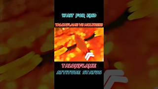 TALONFLAME VS MOLTRESS  TALONFLAME ATTITUDE STATUS shorts pokemon viral [upl. by Gapin917]