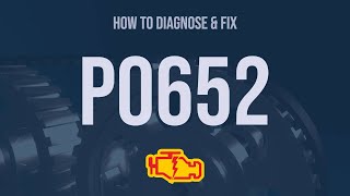 How to Diagnose and Fix P0652 Engine Code  OBD II Trouble Code Explain [upl. by Nosnhoj]