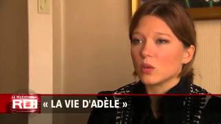 Léa Seydoux Adèle Exarchopoulos and Abdellatif Kechiche Interview «RDI» [upl. by Meta316]