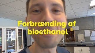 Forbrænding af bioethanol [upl. by Dewees]