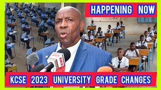 shock 😭KCSE 2023 UNIVERSITY ENTRY GRADE CHANGES from C to B PLAIN  KCSE 2023 RESULTS OUT [upl. by Ibbison]