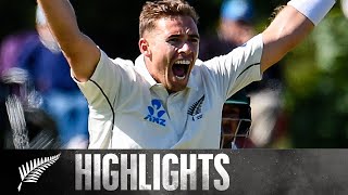 Southee Sparks Bangladesh Collapse  FULL HIGHLIGHTS  2nd Test  BLACKCAPS v Bangladesh 2017 [upl. by Kciredec]