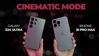 iPhone 15 Pro Max vs Galaxy S24 Ultra  CINEMATIC Video Comparison [upl. by Ardnikal]