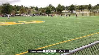 Cecil College vs Hagerstown  NJCAA SOCCER  92624 [upl. by Ariaj]