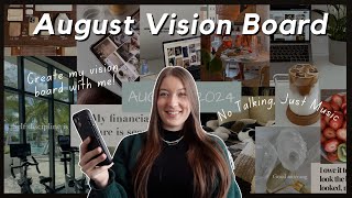 Create my August Vision Board with me ✨ [upl. by Okiram713]