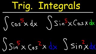 Trigonometric Integrals [upl. by Carolyn652]