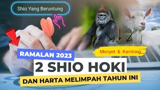 RAMALAN 2023  2 SHIO INI CUAN BESAR DAN HARTA MELIMPAH DI TAHUN INI❗ [upl. by Yrocal]