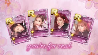 SuperStarYG Purchase BLACKPINK “you’re for real” LE Cards [upl. by Crenshaw]