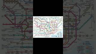 ¿Conoces el mapa de trenes de Tokyo tutorialjapones vidaenjapon tokyo [upl. by Miculek]